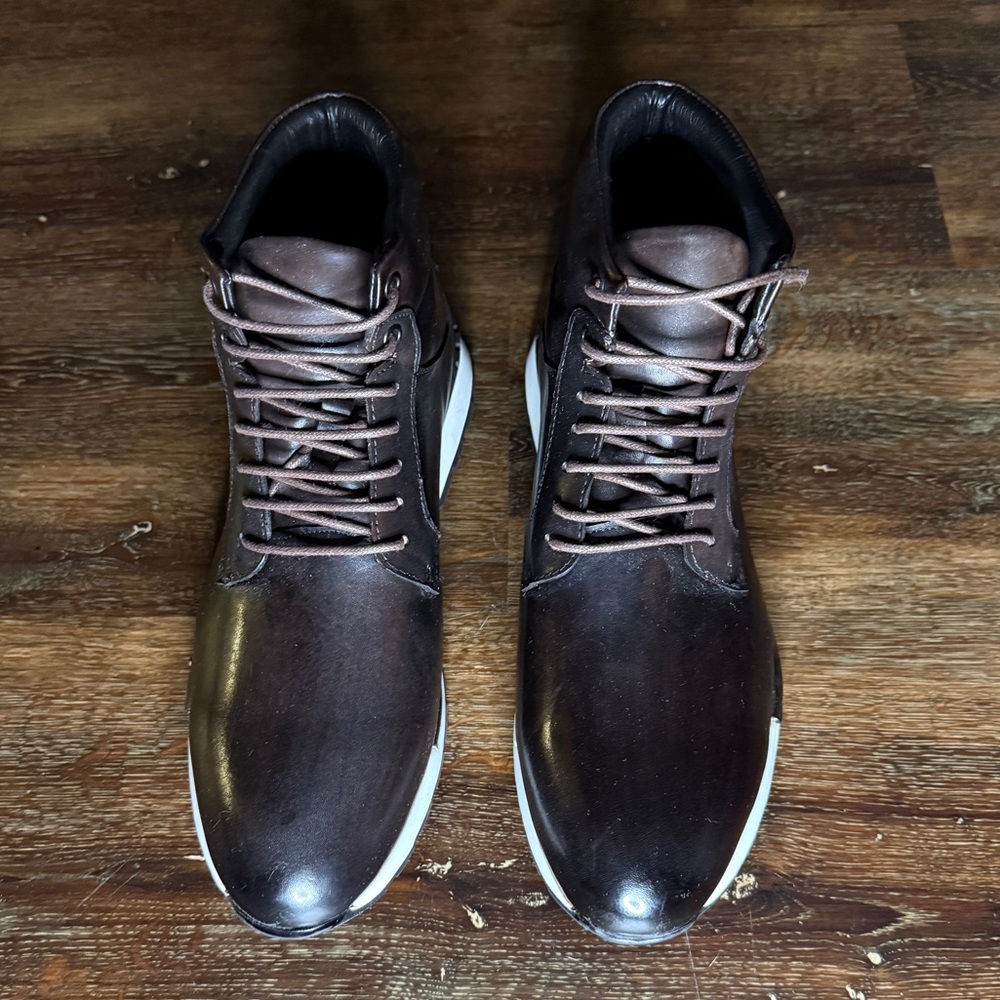 Size 10.5 handmadee sneakers price to sell .